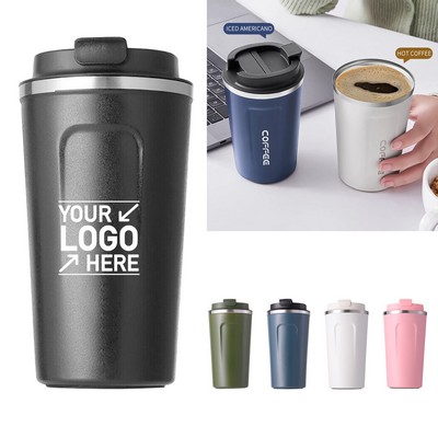 17 Oz. Stainless Steel Coffee Tumbler Travel Mug