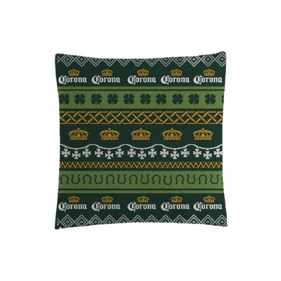 Custom Jacquard St. Patrick's Day Knitted Pillow Case