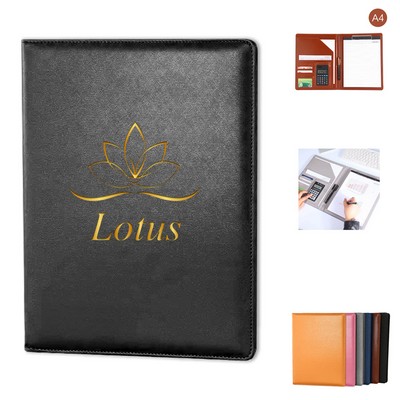 Leo Executive Leatherette A4 Padfolio