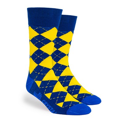 Logo Argyle Simpler Socks