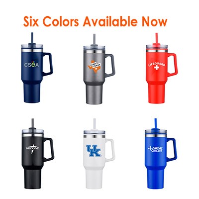 40 Oz.Jumbo Stainless Steel Travel Mugs W/Plastic Liner