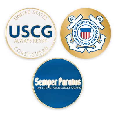 Officially Licensed U.S Coast Guard Ball Marker Set