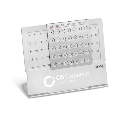 Desktop Aluminum Perpetual Calendar