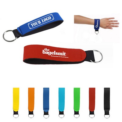 Neoprene Wristband Keychain