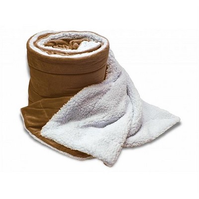 Over-Sized Micro Mink Sherpa Blankets