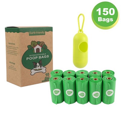 Dog Waste Bags Doggie Poop Bags with Dispenser