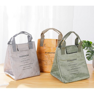 Washable Kraft Paper Lunch Bag