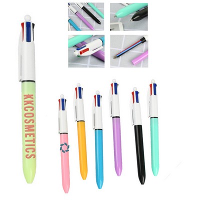 Custom 4 In 1 Multi Color Pen