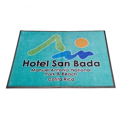 High-End Logo Mat 3X6 (ft) In/Outdoor Commercial Grade with ANTI-Slip Feature