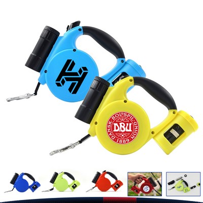 Flashlight Retractable Pet Leash