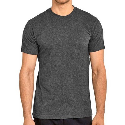 Men's Crew Neck T-Shirts - Charcoal, Small, Heavyweight (Case of 10)