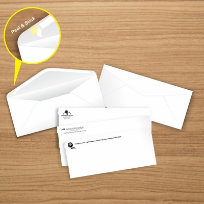 #10 - 2/0 PMS Peel & Stick Standard Envelopes - No Window