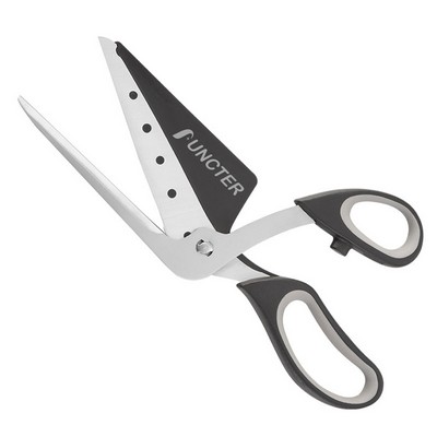 Pizza Scissors Cutter One-Handed Operation Stainless Steel Pizza Spatula Slicer