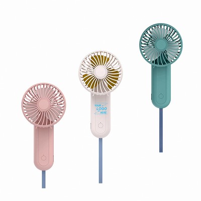 Rechargeable Foldable 3-in-1 Mini Handheld Fan with Power Bank