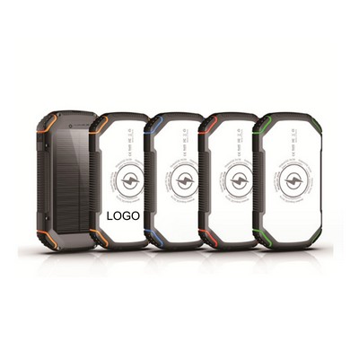 14000mAh Solar Wireless Power Bank