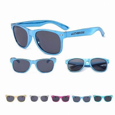 UV Protection Metallic Sunglasses