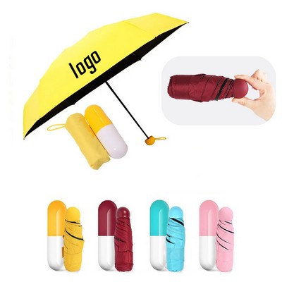 Portable Ultra Mini Capsule Umbrella