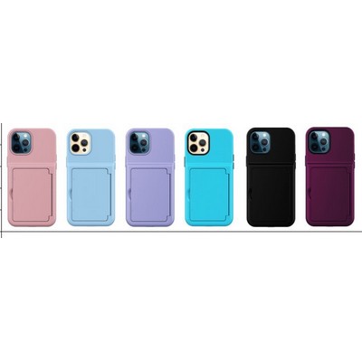 2-in-1 TPU Card Insertion Phone Case UNBreak Case Phone Protective Case