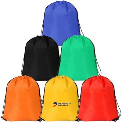 Waterproof Large Drawstring Backpack with Pocket