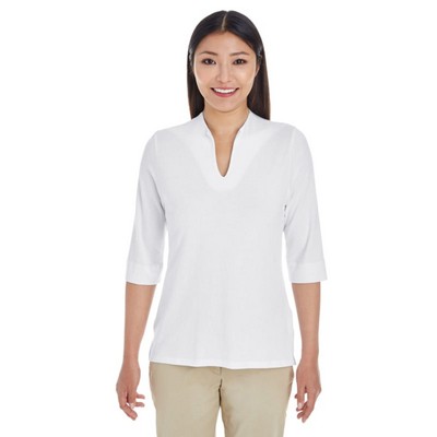 Devon & Jones Ladies' Perfect Fit™ Tailored Open Neckline Top