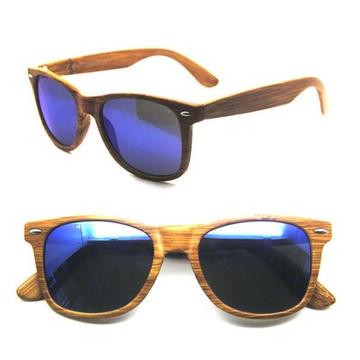 Customized Wood Grain Sunglasses