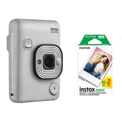 Fujifilm Instax Mini Liplay Hybrid Instant Camera with 20 Pack Film Kit