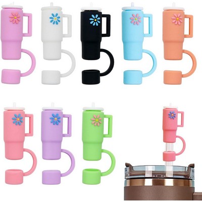 Tumbler Shaped Silicone Straw Dust-Proof Cover