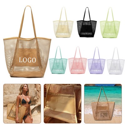 Large Mesh Beach Bag