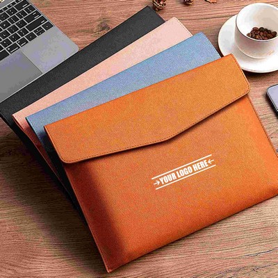 Pu Leather A4 File Folder Document Holder