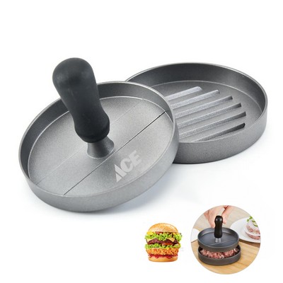 Round Aluminum Burger Press