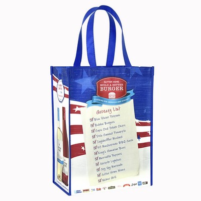 Custom 120g Laminated Non-Woven Promotional Tote Bag 11.5"x15.5"x5"