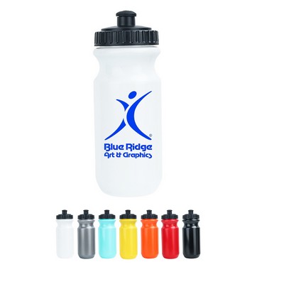 18 Oz Hydration Water Bottle With Push Cap