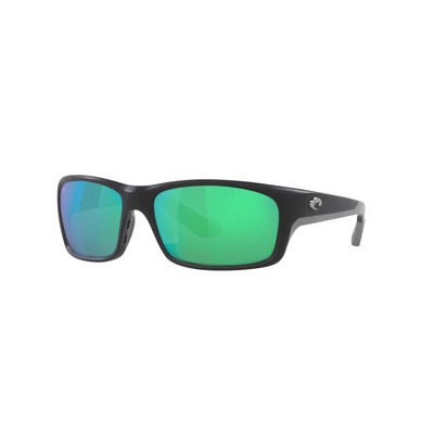 Costa Del Mar® Jose Pro Matte Black/Green Mirror Polarized Sunglasses