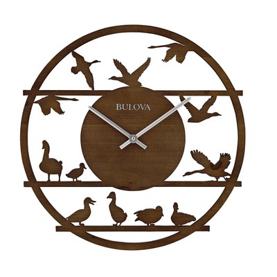 Bulova® Waterfowl Clock