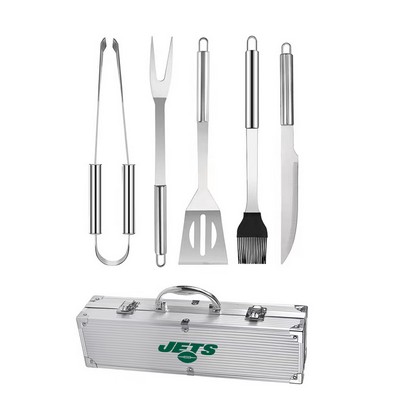 5pcs BBQ Tool Set in Aluminum Case - OCEAN