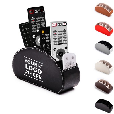 Remote Control PU Leather Holder Organizer