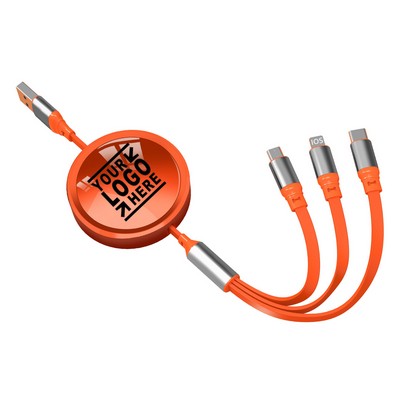 Retractable 3 IN 1 Charge Cable