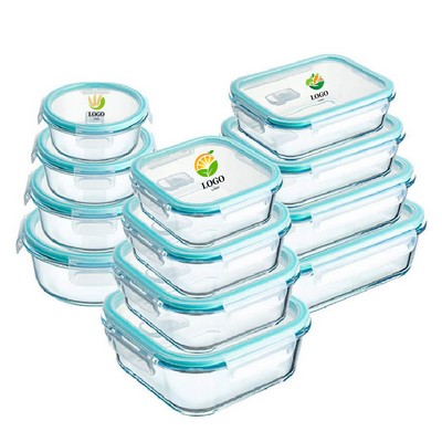 BPA Free Leak Proof Glass Meal Prep Containers With Lid