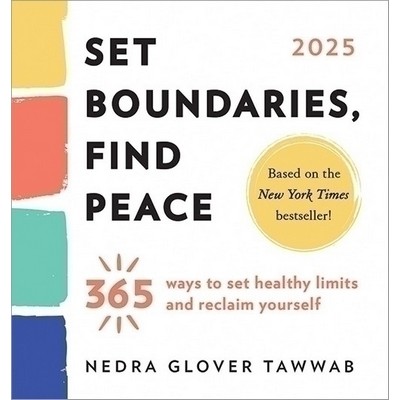 2025 Set Boundaries, Find Peace Boxed Calendar (365 Ways to Set Healthy Lim