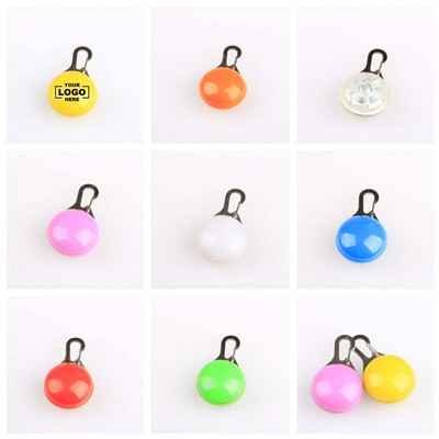 LED Clip-On Pet Dog Collar Pendant Safety Light