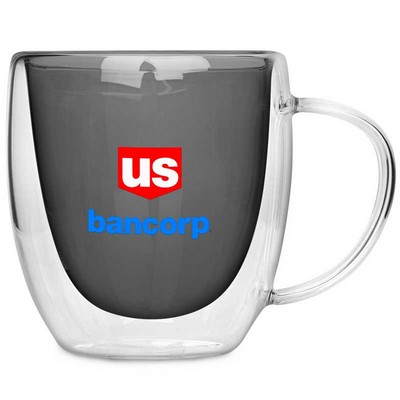 8.5 Oz. Double Wall Glass Mug