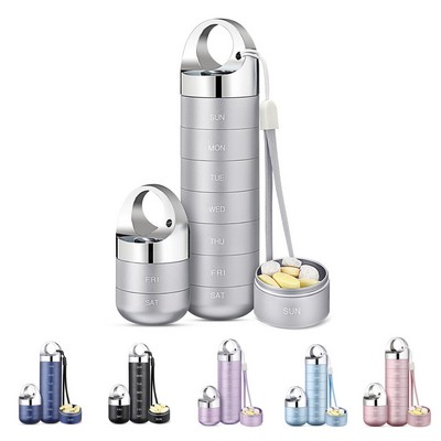 Metal Travel Pill Organizer