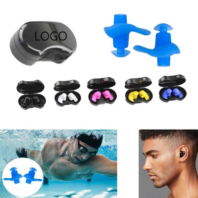 Silicone Spiral Swimming Earplugs