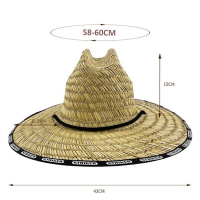 Straw Hat W/ Patch