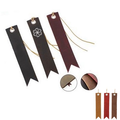 Genuine PU Leather Bookmark