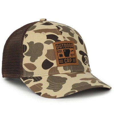 Outdoor Cap® Canvas Camo Cap w/Mesh