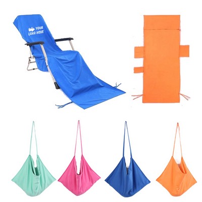 Microfiber Pool Chair Beach Towel Cover