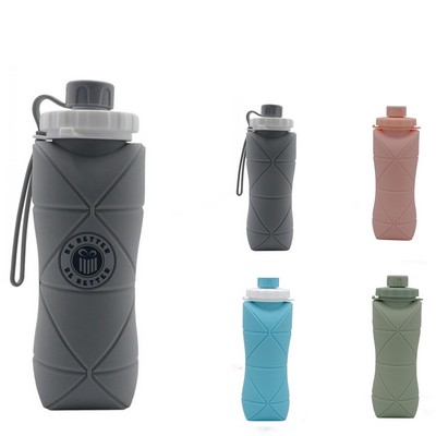 21 OZ Collapsible Water Bottles