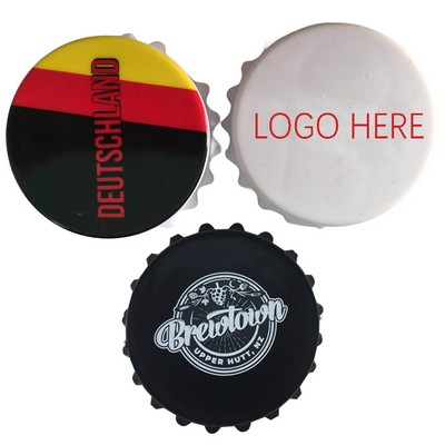 Beer Cap Refrigerator Magnet Bottle Opener 2-in-1