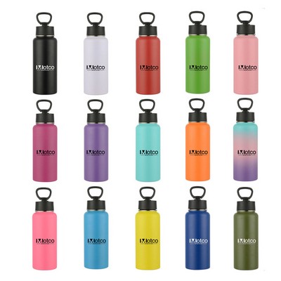 Double Wall Insulated Stainless Steel 32 Oz Bottle